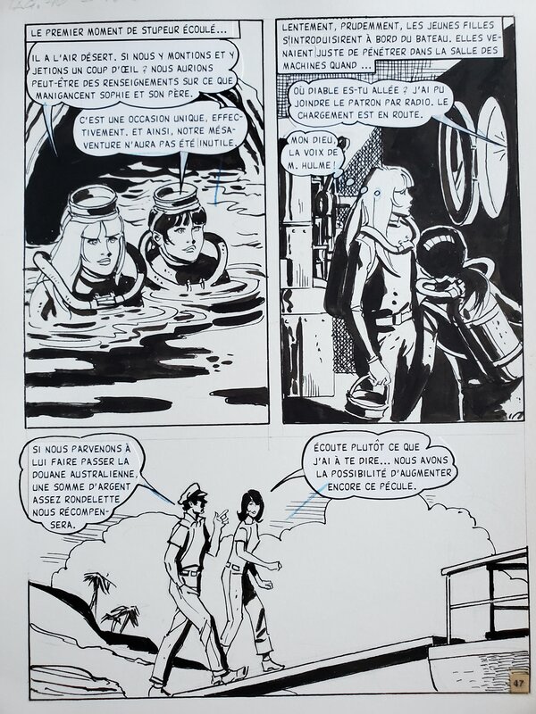 L'ÎLE DE LA LIBERTE by José Grau - Comic Strip