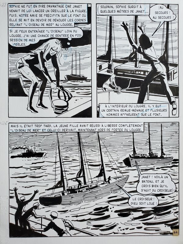 L'île DE LA LIBERTE by José Grau - Comic Strip