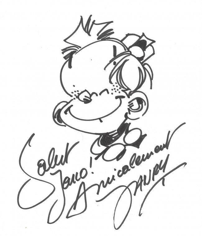 Le petit Spirou by Janry - Sketch