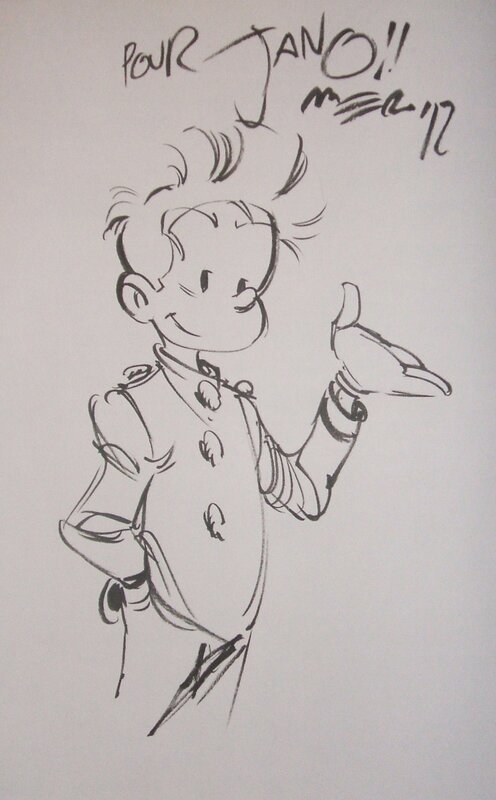 Spirou by Jose Luis Munuera - Sketch