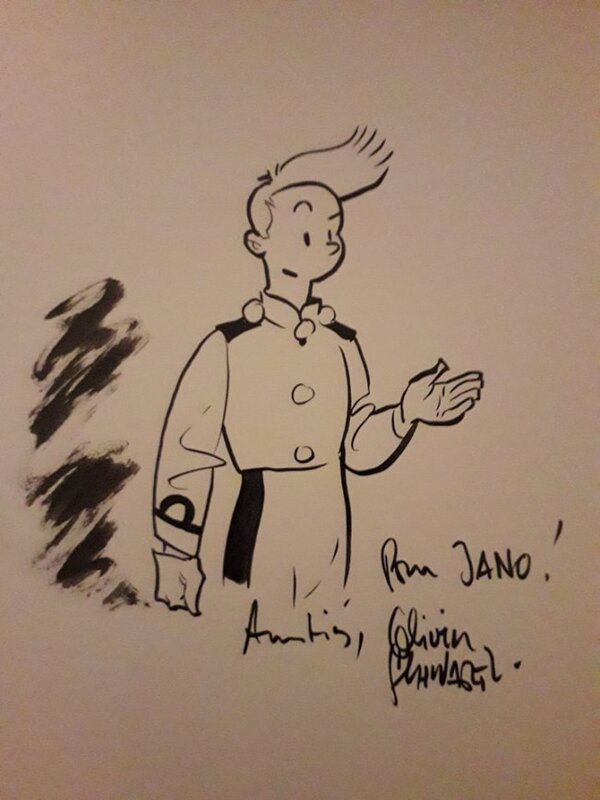 Spirou by Olivier Schwartz - Sketch