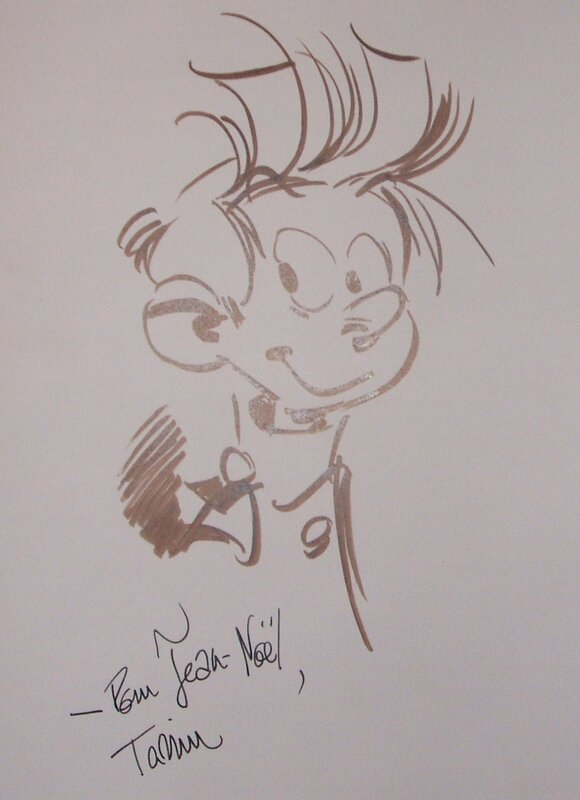 Spirou by Fabrice Tarrin - Sketch