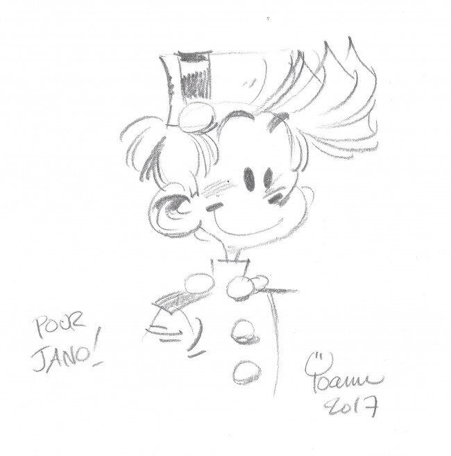 Spirou by Yoann - Sketch