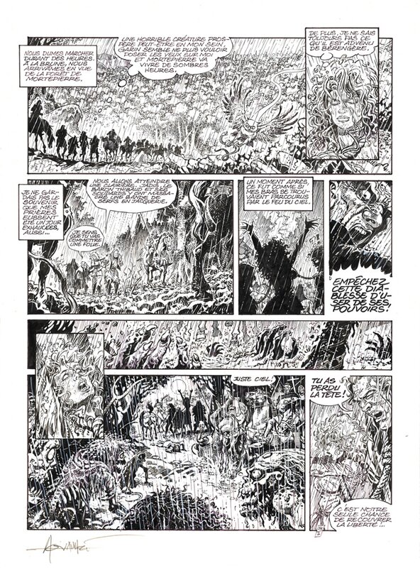 Mohamed Aouamri, Brice Tavel, Mortepierre - Tome 2, planche 14 - Comic Strip