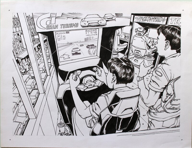 Gran Turismo by Ivan Brun - Original Illustration