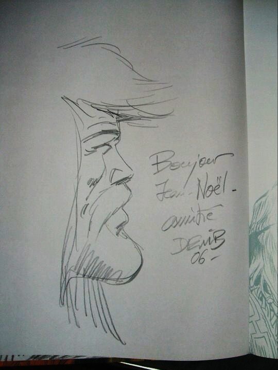 Buddy Longway by Derib - Sketch