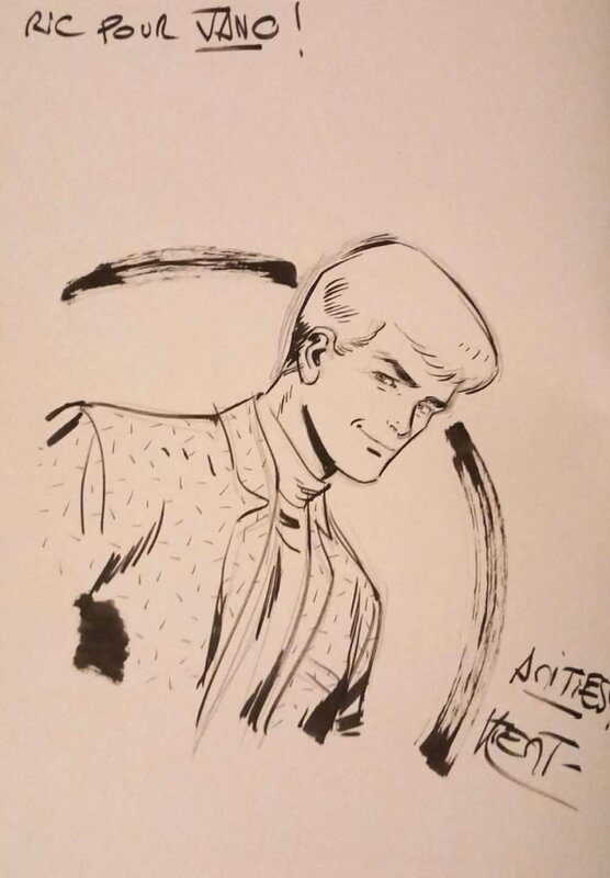Ric Hochet by Simon Van Liemt - Sketch