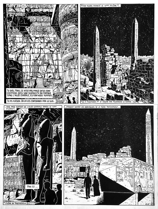 Dominique Hé, Marc Mathieu, T. 1 Le Faucon de Mû - Comic Strip