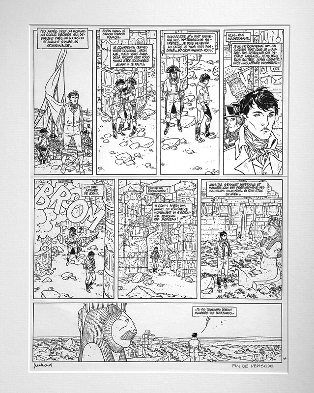 André Juillard, Arno, L'Oeil de Kéops - Comic Strip