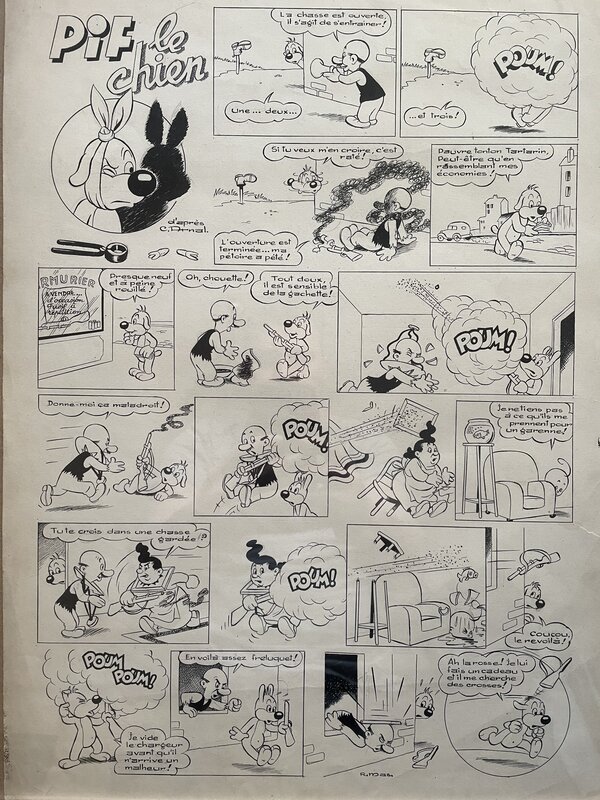 PIF LE CHIEN by Roger Mas, Jean Ollivier - Comic Strip