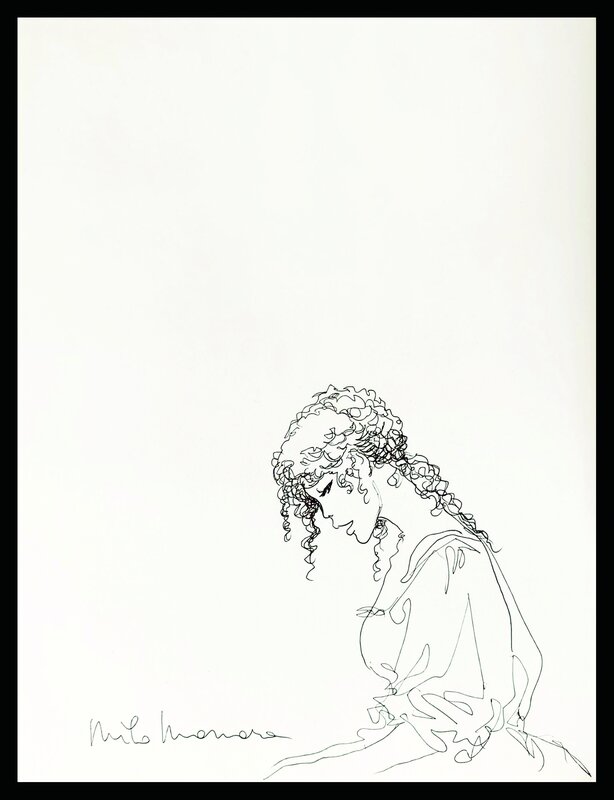 Le Caravage by Milo Manara - Sketch