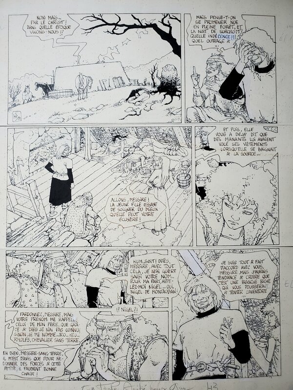 Henri Reculé, CASTEL ARMER T2 LA BLANCHE BICHE - Comic Strip