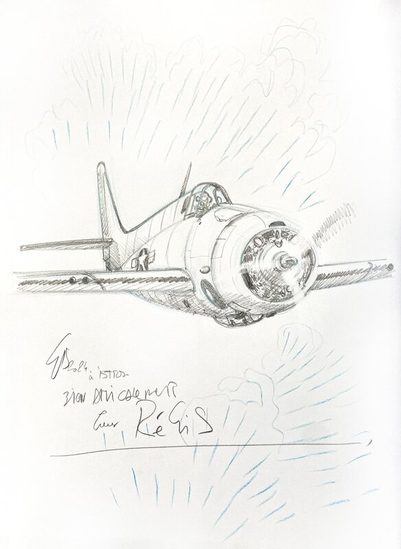 Mitsubishi Zero par Christophe Gibelin - Dédicace