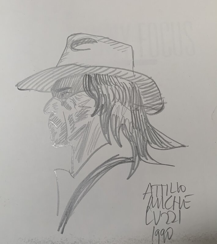 Micheluzzi - Johnny Focus - Sketch