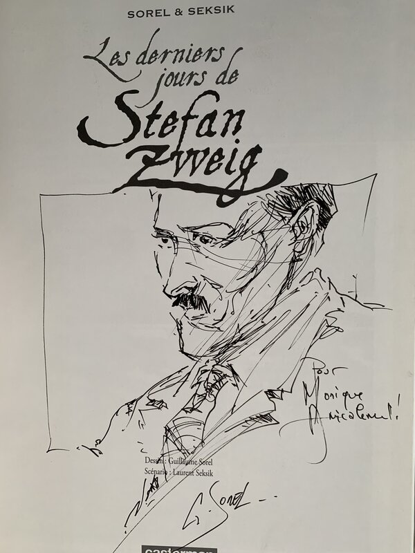 Sorel - Les derniers jours de Stephan Zweig - Dédicace