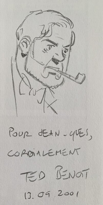 Ted Benoit - Blake et Mortimer - Sketch