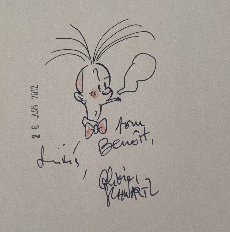 Olivier Schwartz, illustration originale, Fantasio, 