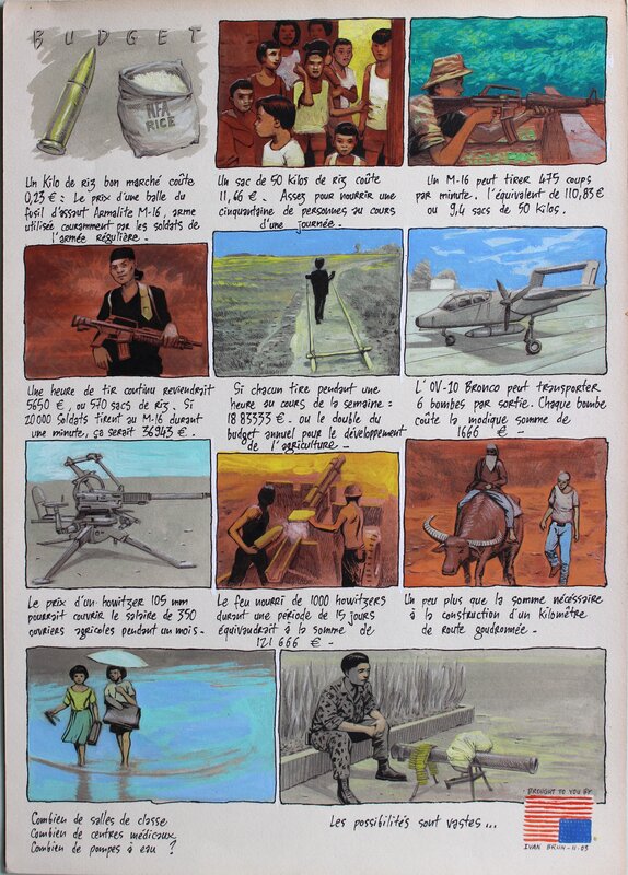 Budget par Ivan Brun - Planche originale