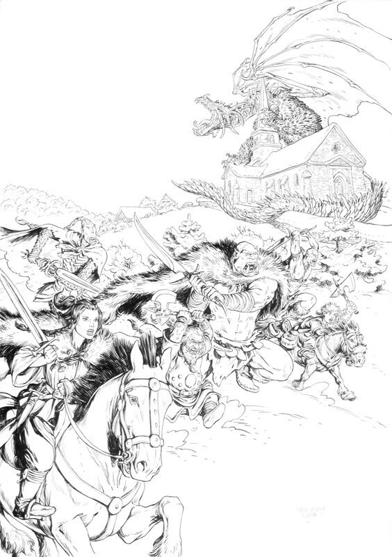 Wollodrïn par Jérôme Lereculey - Illustration originale