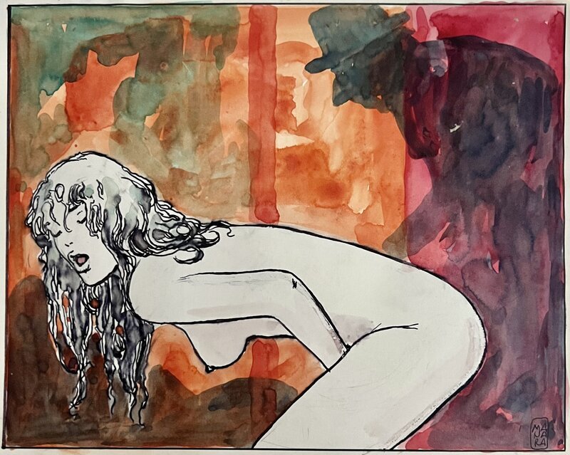 Les femmes de Manara - Planche originale