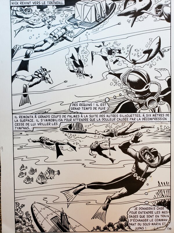Juan Aparici, NICK CARTER   LA CLE DU DANGER - Comic Strip