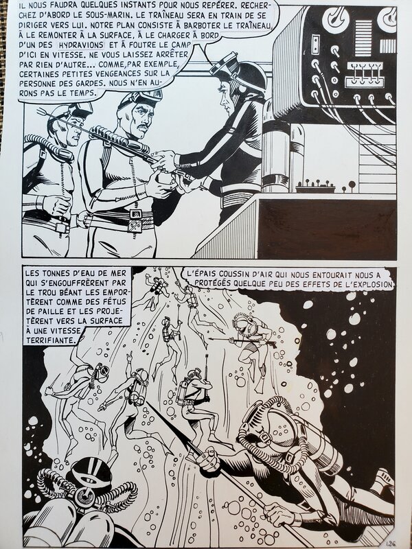 Juan Aparici, NICK CARTER  LA CLE DU DANGER - Planche originale