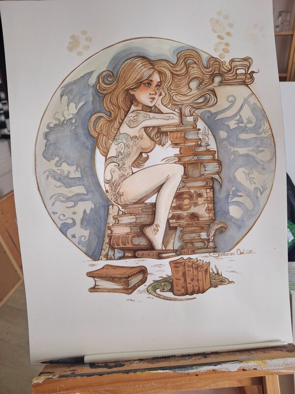 Ombres by Ood Serrière - Original Illustration