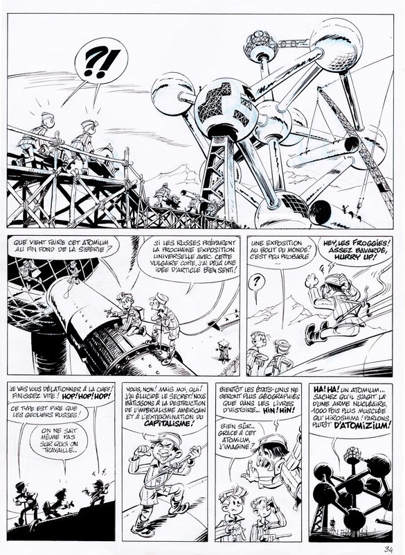 For sale - Fabrice Tarrin, Spirou chez les Soviets - Comic Strip