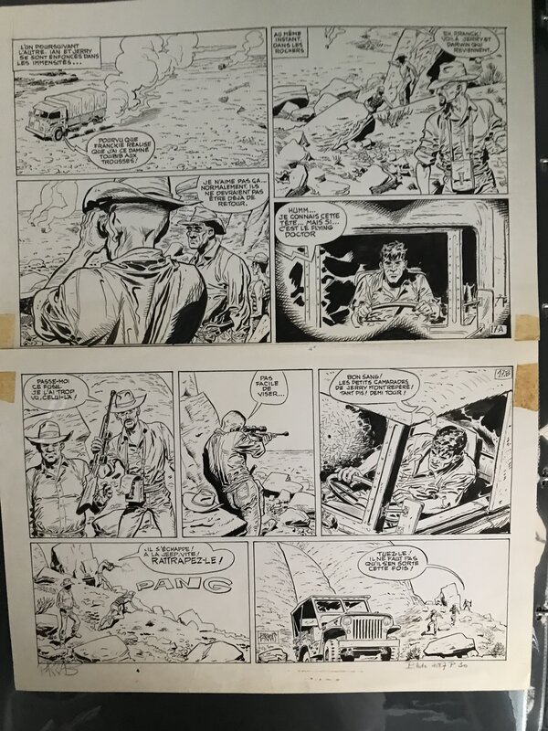 Parras - Ian McDonald Le medecin volant - Planche originale