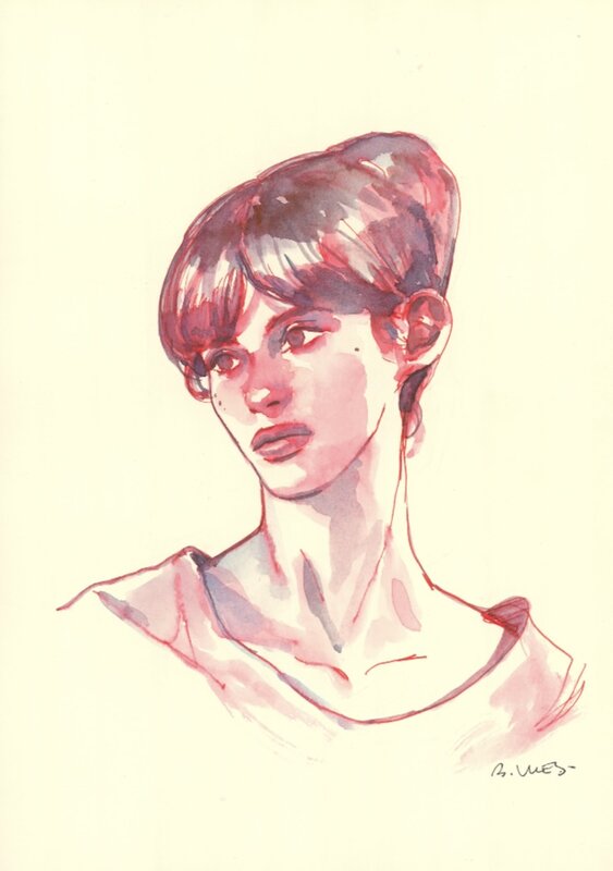Polina par Bastien Vivès - Illustration originale