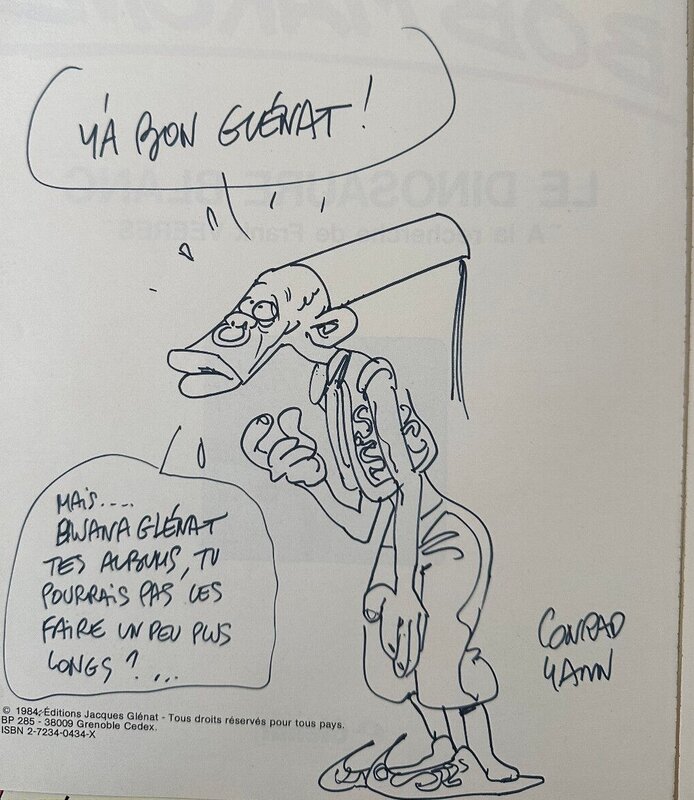 Bob marone t1 par Didier Conrad - Dédicace