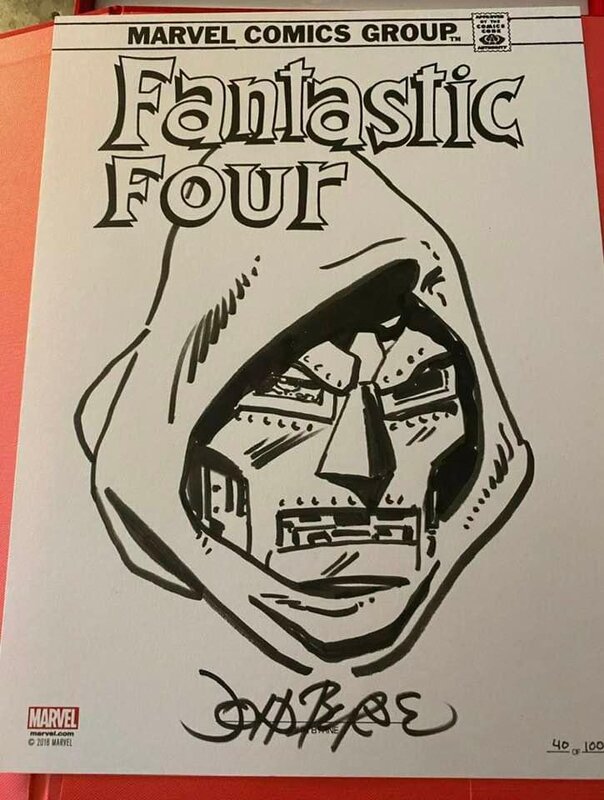 For sale - Dr Doom by John Byrne - Original Illustration
