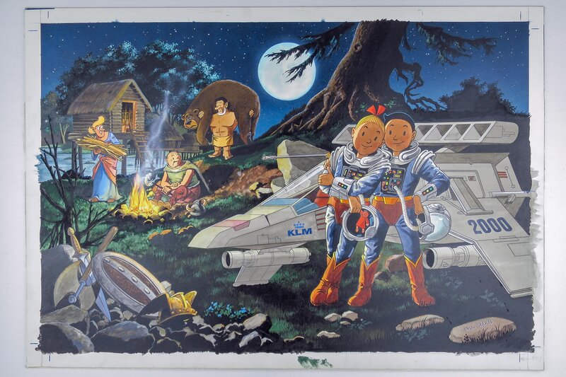 Paul Geerts, Original Millenniumposter - Illustration originale