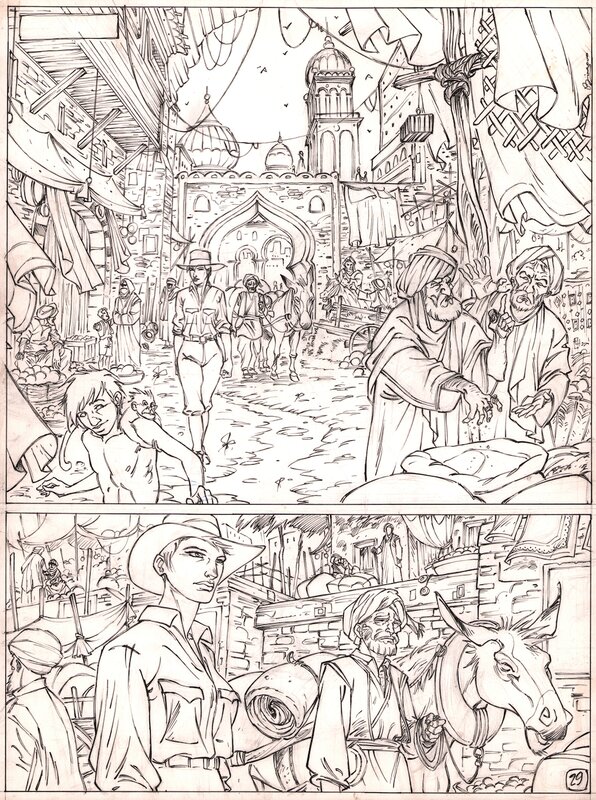 Brice Bingono, Paradise - Tome 1 : La saison des orages, planche 29 - Planche originale