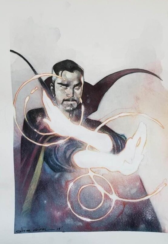 Dr Strange by Olivier Coipel - Original Illustration