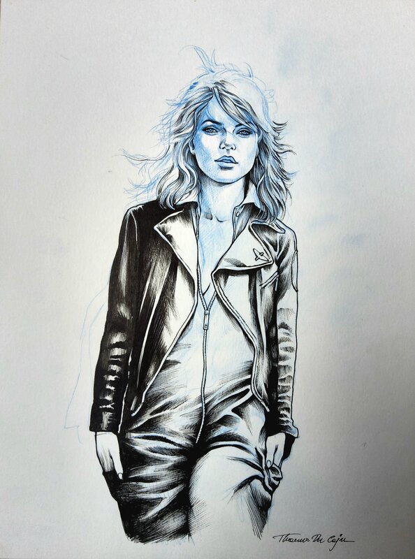 Debbie Harry by Thomas Du Caju - Original Illustration