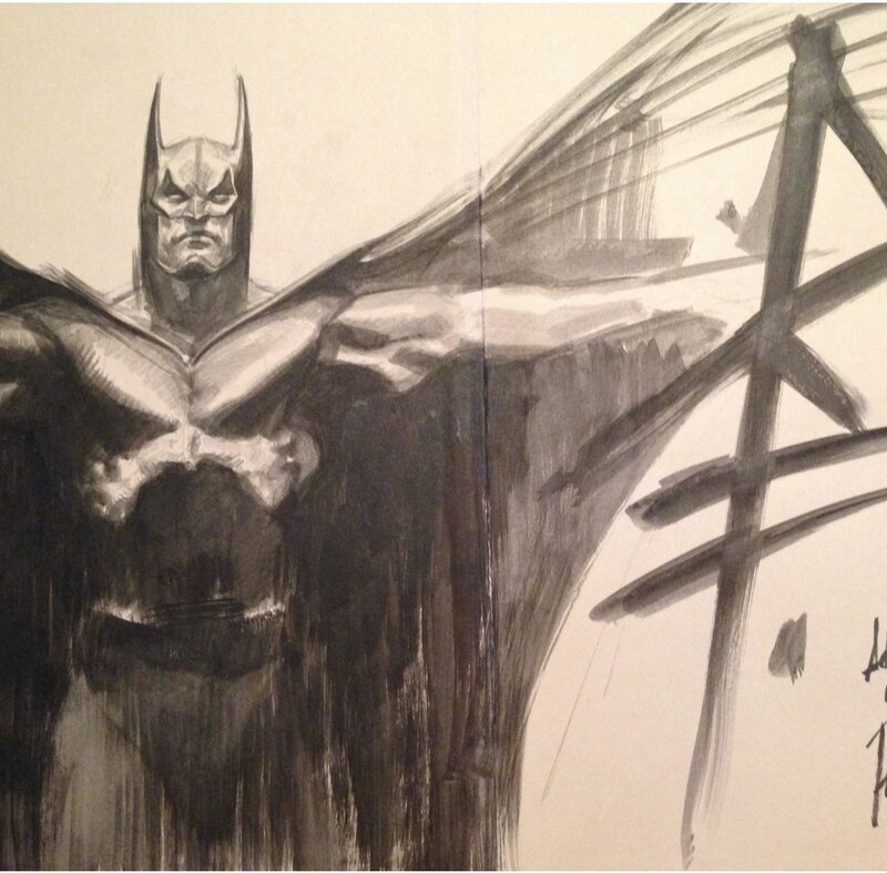 Batman par Riccardo Federici - Dédicace