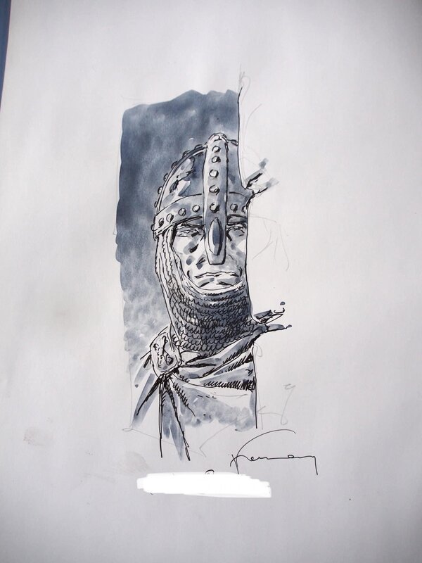 Aymar de Bois Maury by Hermann - Sketch