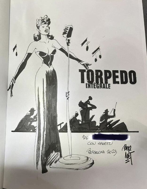 Torpedo par Jordi Bernet - Dédicace