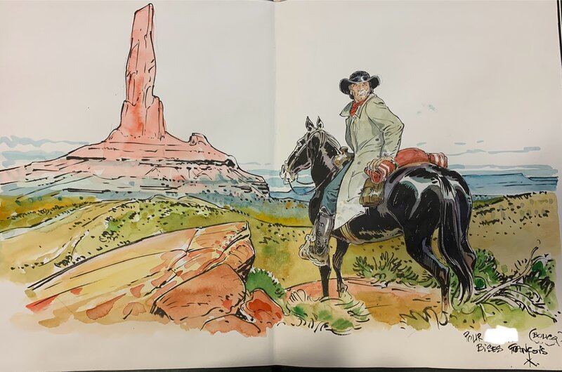 Bouncer by François Boucq - Sketch