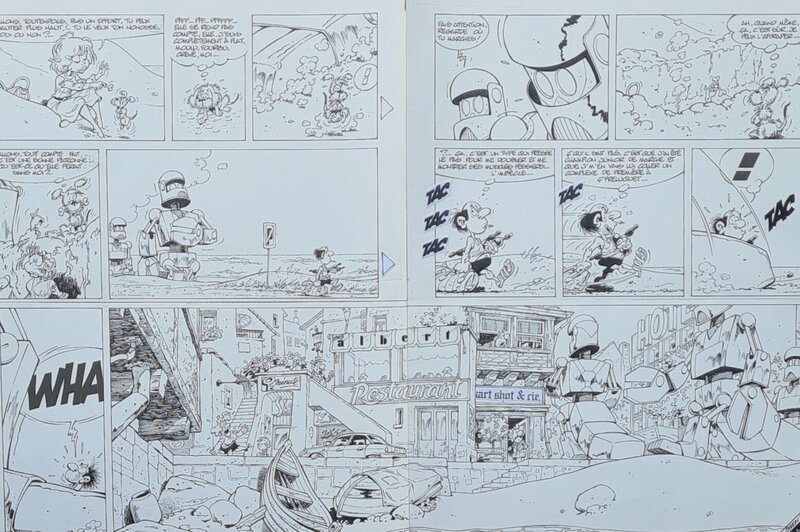 Pierre Seron, Les petits hommes LES FOURMICRABES - Planche originale