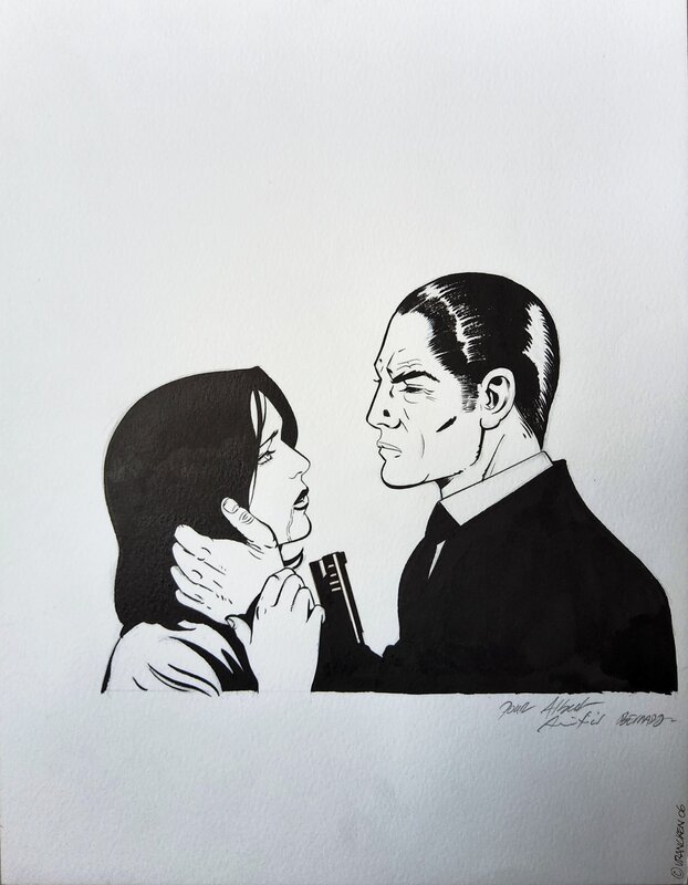 En vente - PLV pour IRS par Bernard Vrancken - Illustration originale