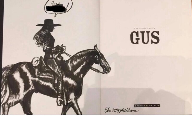Gus by Christophe Blain - Sketch