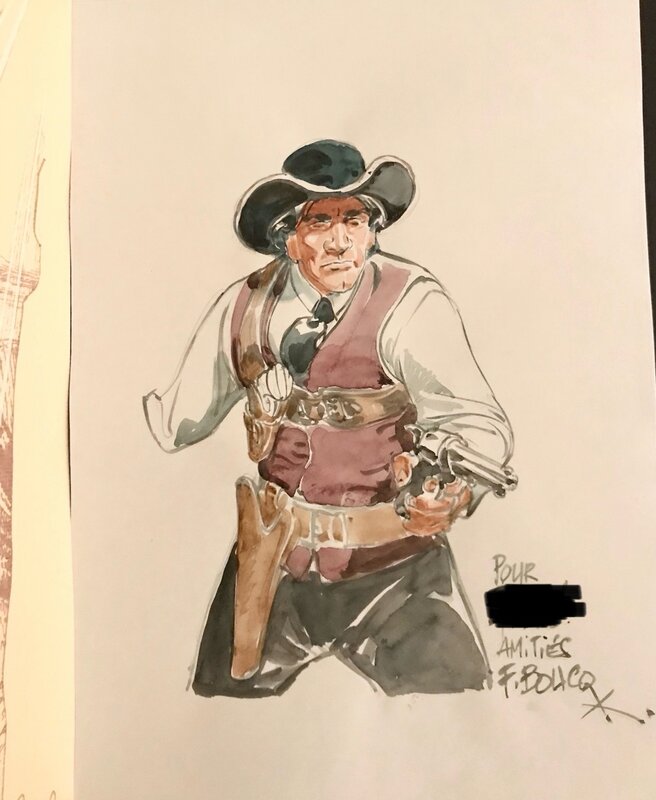 Bouncer by François Boucq - Sketch