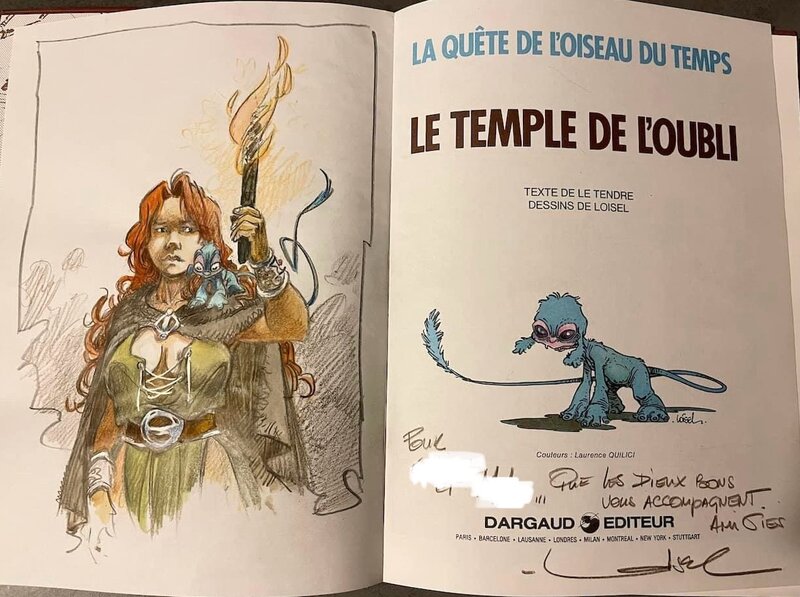 Pélisse par Régis Loisel - Dédicace