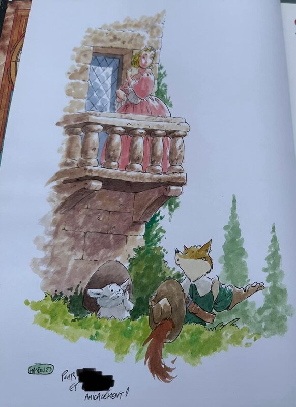 De cape et de Crocs par Jean-Luc Masbou - Dédicace