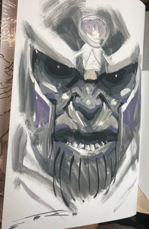 Thanos by Esad Ribic - Sketch