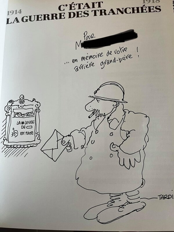 Jacques Tardi, C’etait la guerre des tranchées - Sketch