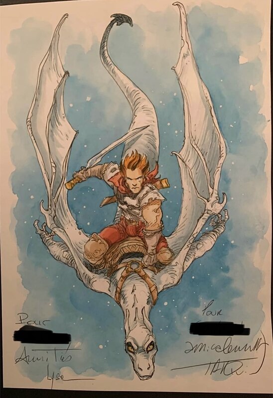 Lanfeust de Troy by Didier Tarquin, Lyse - Sketch