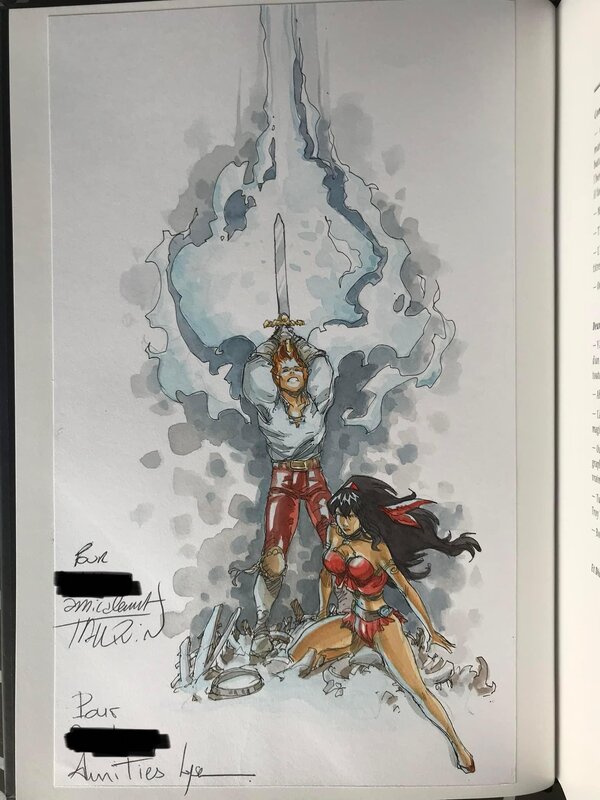 Lanfeust de Troy par Didier Tarquin, Lyse - Dédicace